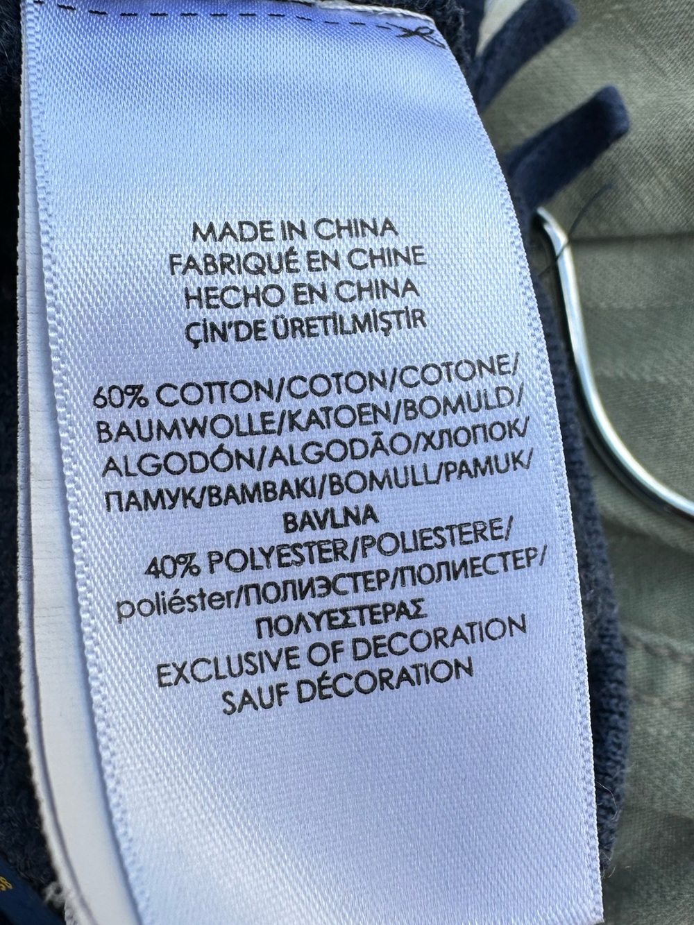 Polo Ralph Lauren kids Navy Blue Fleece Jogger Pants Size 6 - Picture 7 of 10
